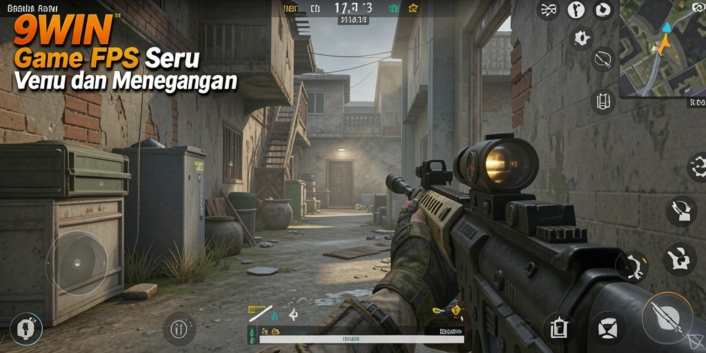 Tangkapan layar gameplay 9WIN menampilkan aksi pertempuran yang intens dan mendebarkan.