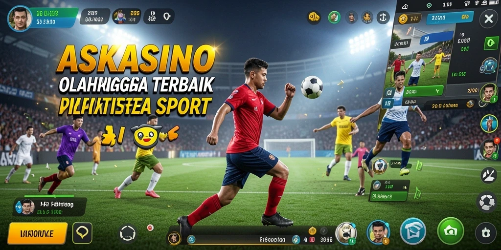 Tangkapan layar dari gameplay <strong>ASKASINO</strong> menunjukkan aksi olahraga yang seru.