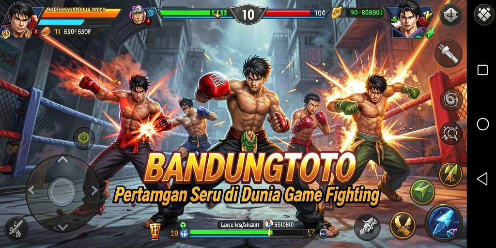 Tangkapan layar menampilkan aksi pertarungan seru di BANDUNGTOTO.