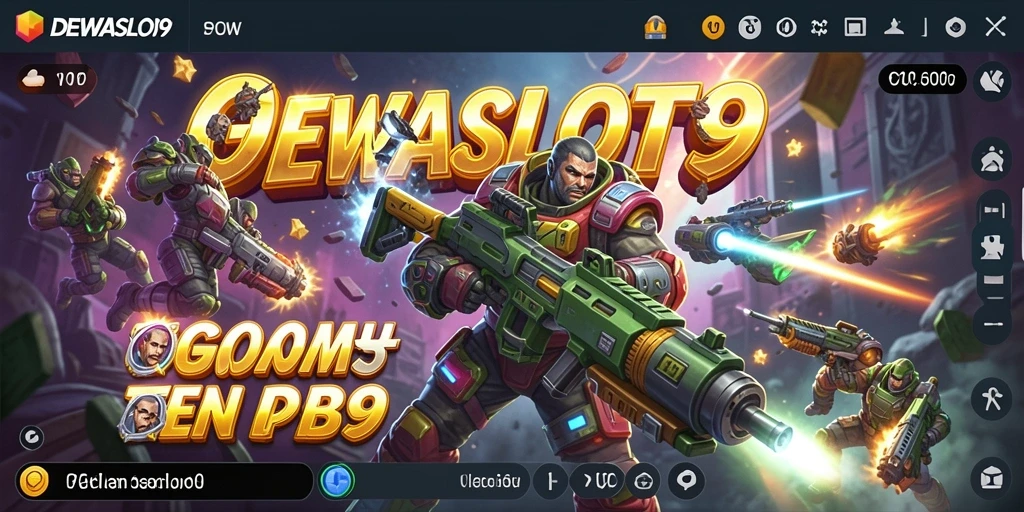 Screenshot DEWASLOT99 menunjukkan aksi gameplay TPS yang mendebarkan.