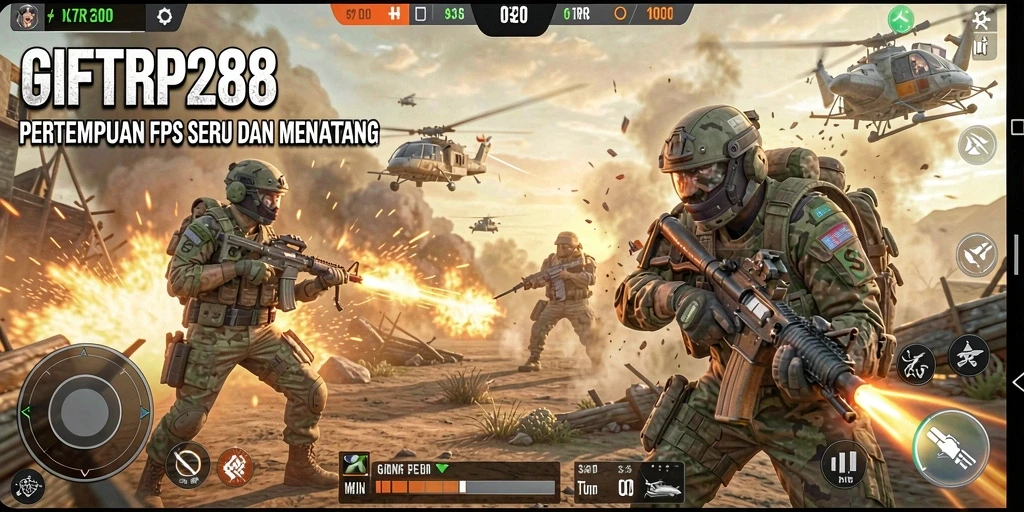 Gameplay intens di <strong>GIFTRP288</strong> yang menantang dan seru.