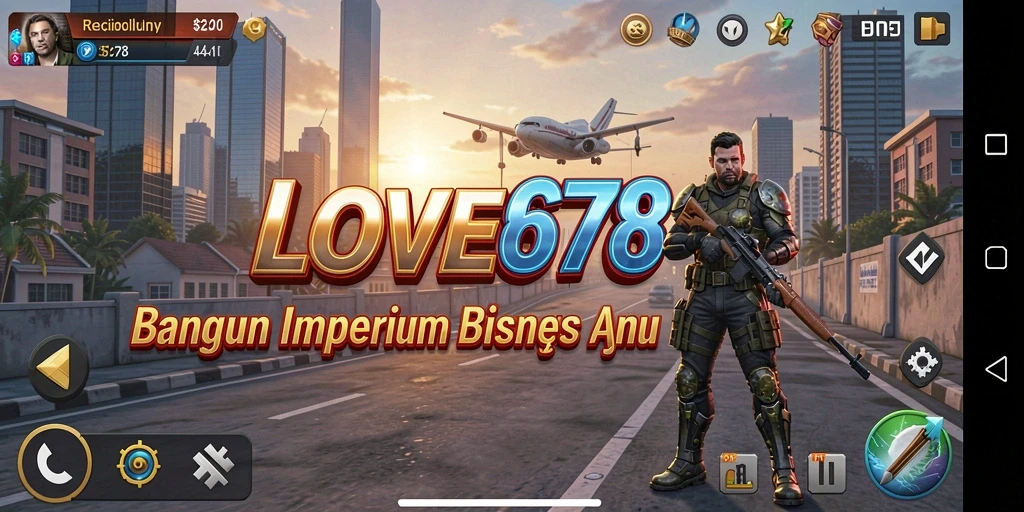 Gameplay LOVE678: membangun bisnis dan meraih sukses.