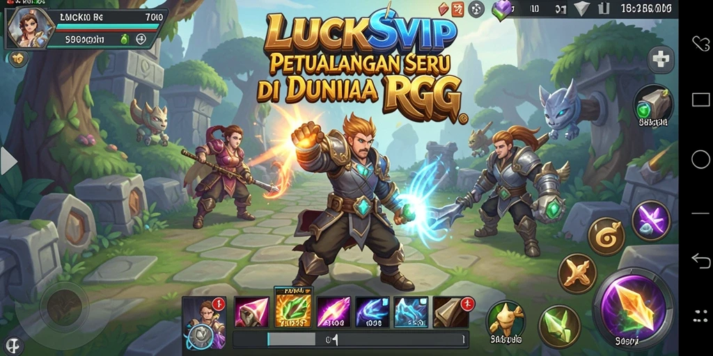 Tampilan gameplay utama LUCKSVIP yang menarik dan seru.