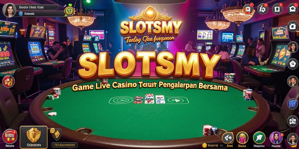Screenshot gameplay SLOTSMY menunjukkan keseruan permainan Live Casino.