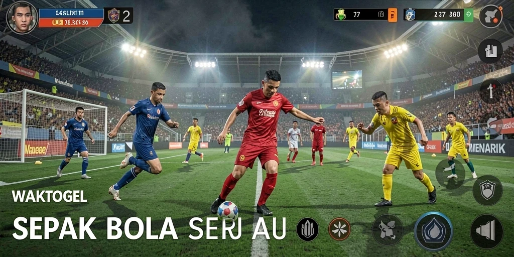 Gameplay <strong>WAKTOGEL</strong> yang mendebarkan dan penuh aksi di lapangan.