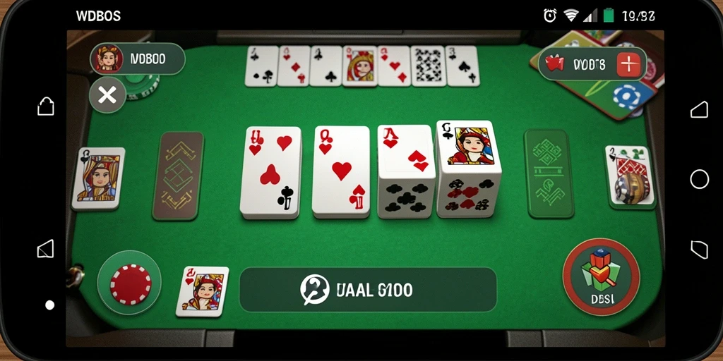 Tampilan gameplay Domino yang seru dan menarik di WDBOS.